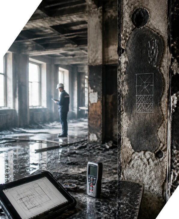 Обследование зданий после пожара в Гусе-Хрустальном от 16047 р. | ЭкспертизаРоссия